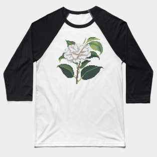 Alabama State Flower Camellia Baseball T-Shirt